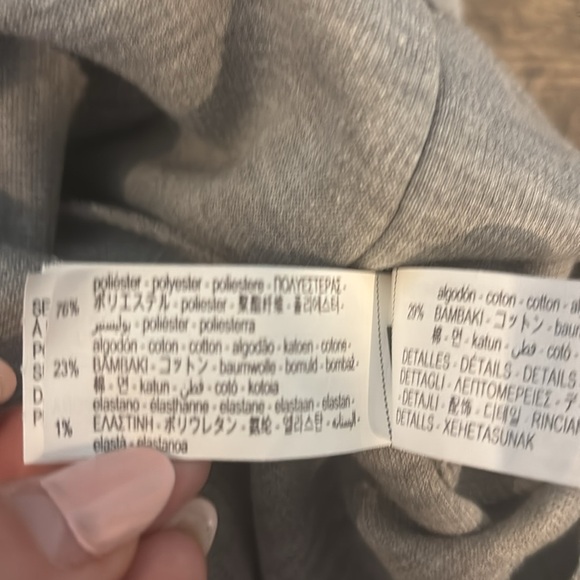 Zara Light Gray Ribbed Knit Sweater - Picture 6 of 6